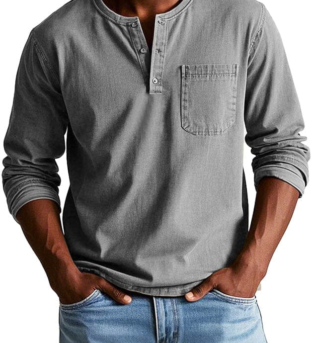 Frederico™ | Vintage Henley marškiniai