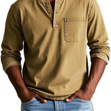 Frederico™ | Vintage Henley marškiniai