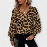 Elegantiška leopardinė bluzonė