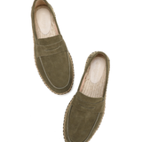 Elegantiški zomšiniai espadrilės