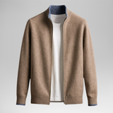 Harvey™ | Elegantiškas vilnonis kardiganas su užtrauktuku