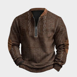 Charles™ | Pusiau užtrauktuku užsegama megztinė
