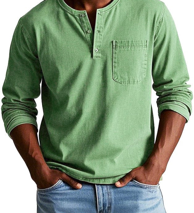 Frederico™ | Vintage Henley marškiniai