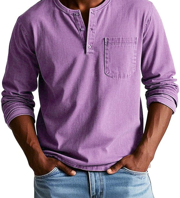 Frederico™ | Vintage Henley marškiniai