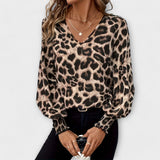 Elegantiška leopardinė bluzonė
