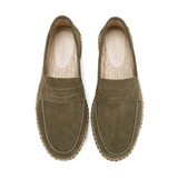 Elegantiški zomšiniai espadrilės