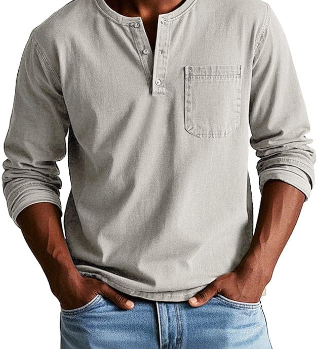 Frederico™ | Vintage Henley marškiniai