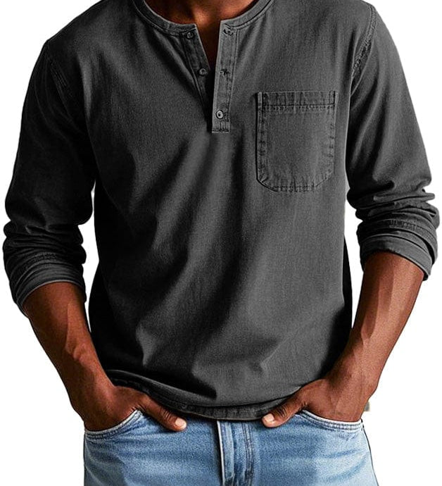 Frederico™ | Vintage Henley marškiniai