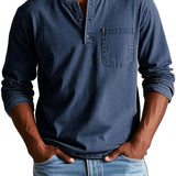 Frederico™ | Vintage Henley marškiniai