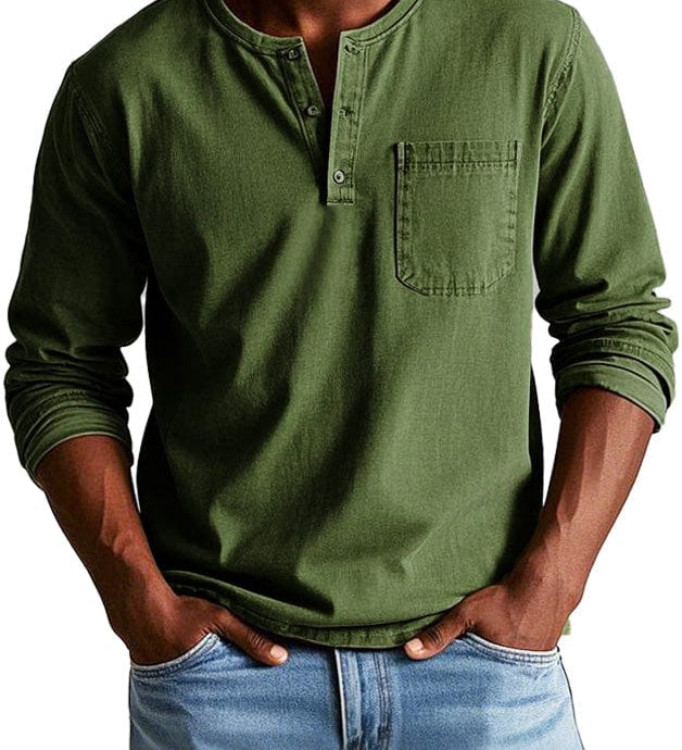 Frederico™ | Vintage Henley marškiniai