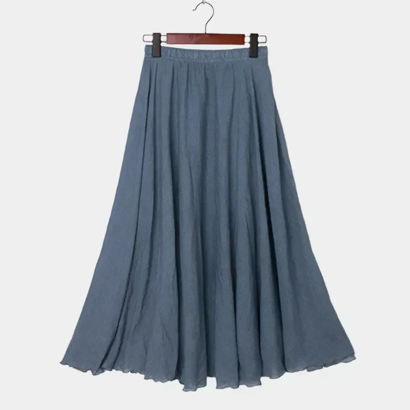Kristýna Elegantiški Aukštos Juosmens Ilgi Sijonai