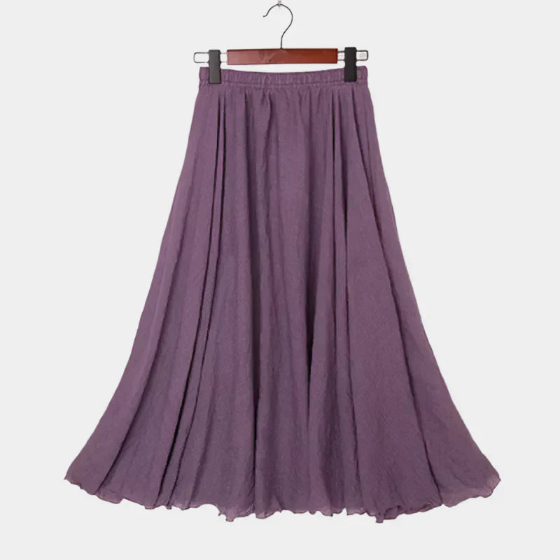 Kristýna Elegantiški Aukštos Juosmens Ilgi Sijonai