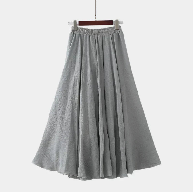 Kristýna Elegantiški Aukštos Juosmens Ilgi Sijonai