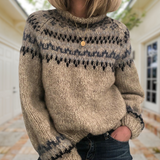Karen | Vintage megztinis su sala