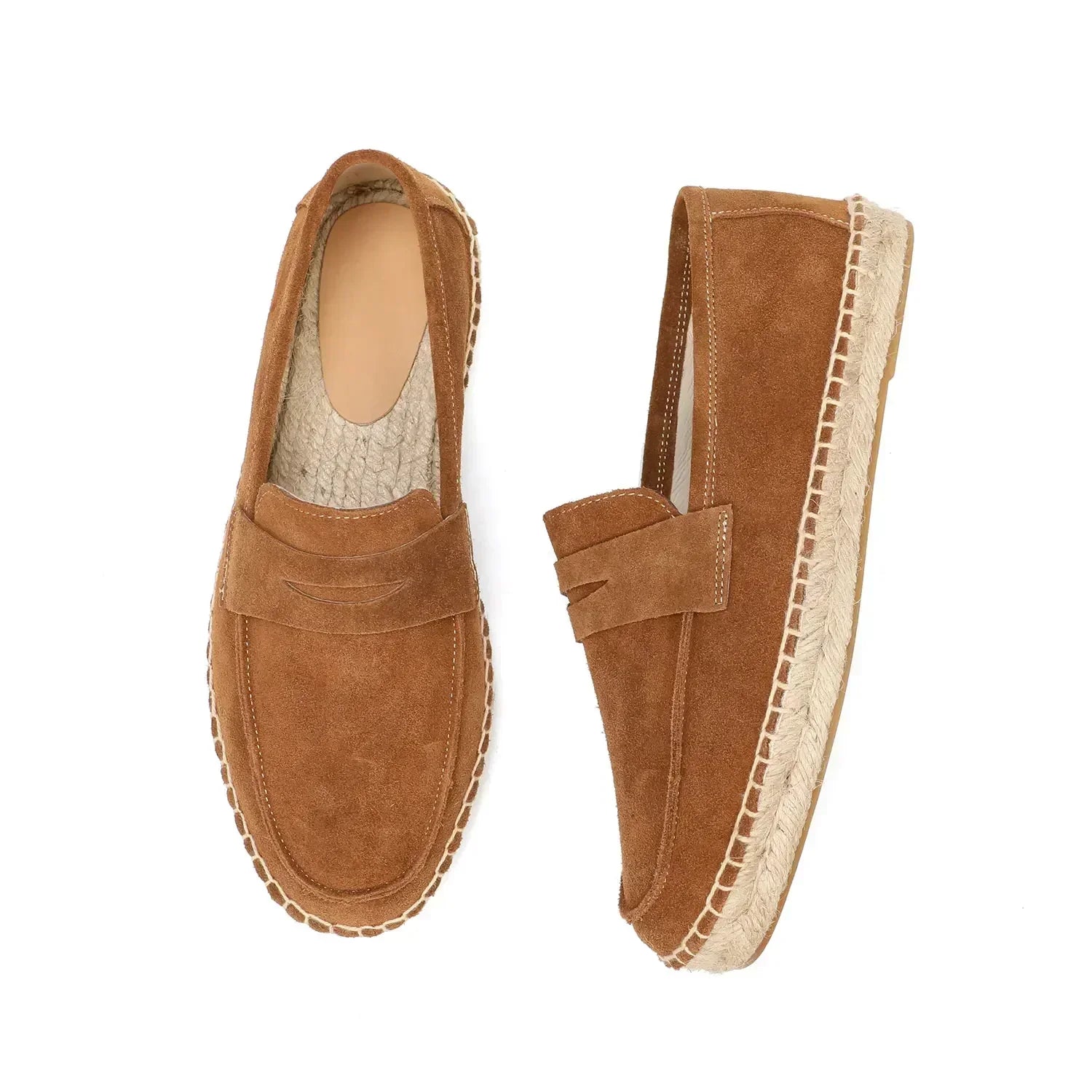 Elegantiški zomšiniai espadrilės