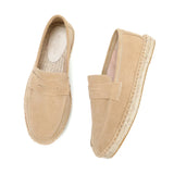 Elegantiški zomšiniai espadrilės